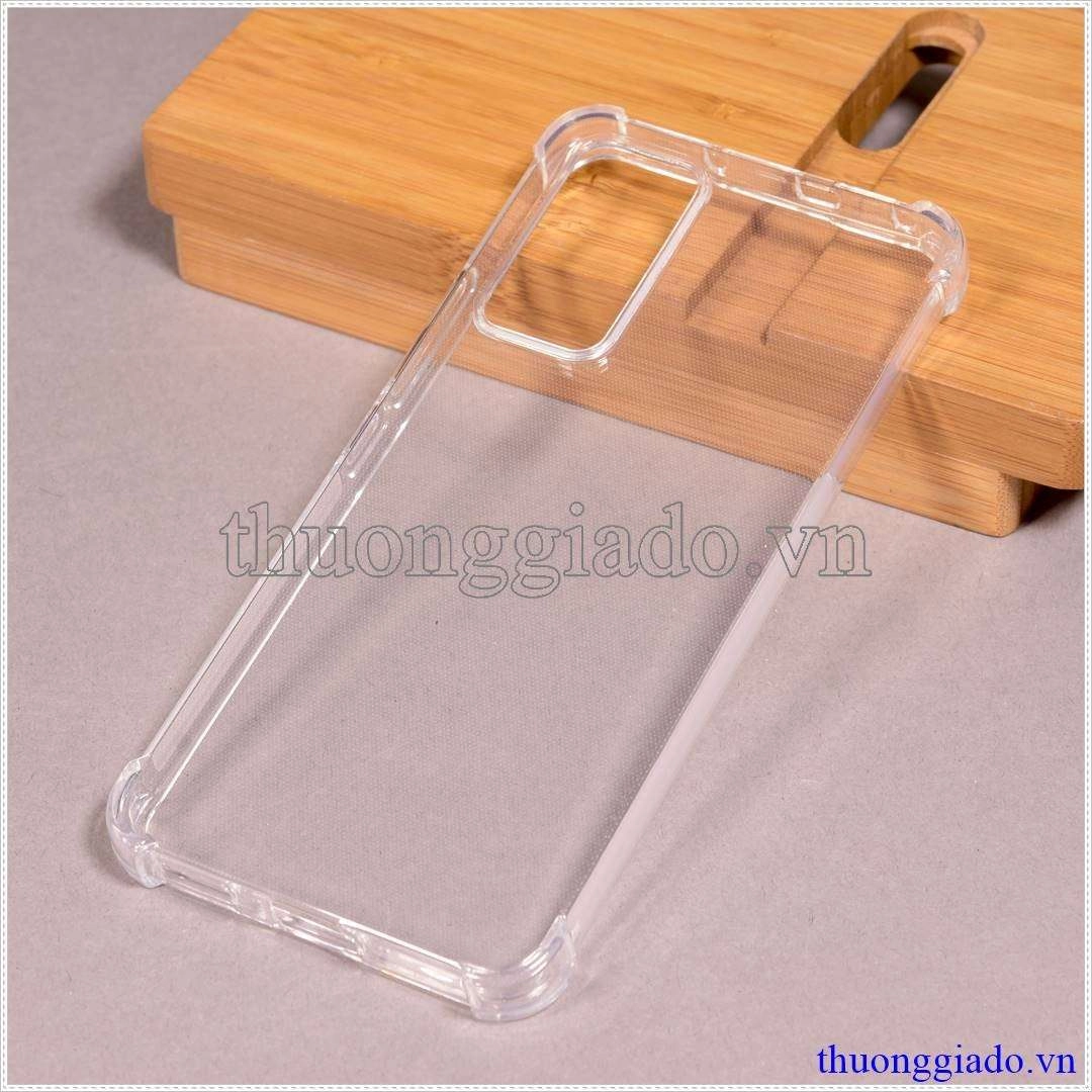 Ốp lưng dẻo Xiaomi Mi 12 Lite (Ốp lưng Silicone trong suốt tăng cường chống sốc 4 góc)